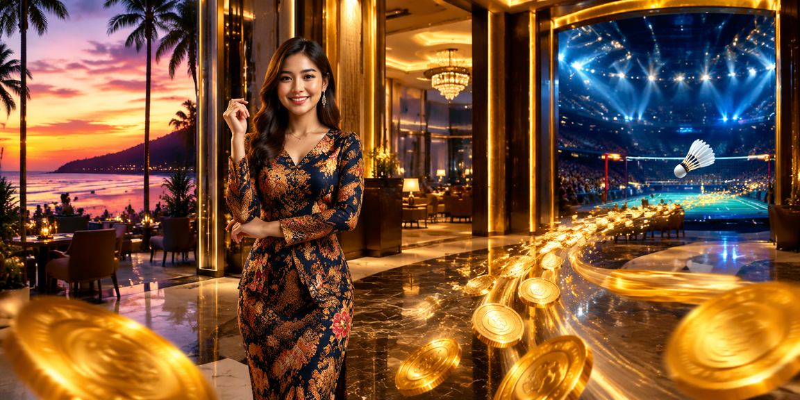 Ilustrasi peraturan dan syarat platform pertaruhan alpha88 dengan motif batik Penang